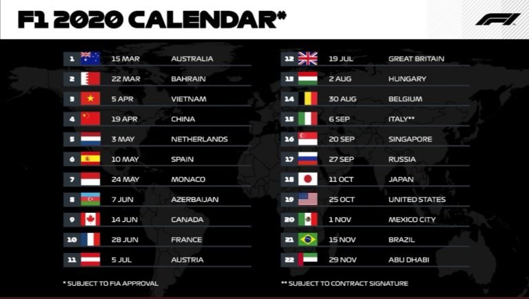 05 12 19 f1 calendario 2020