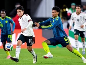 México empata contra Colombia con un golazo de Gilberto Mora
